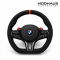 MODHAUS Performance BMW 2021 -2024 (PRE LCI) M2 M3 M4  Alcantara & Carbon Fiber Steering Wheel With Airbag