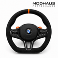 MODHAUS Performance BMW G80 M3 / G82 G83 M4 Alcantara & Carbon Fiber Steering Wheel With Airbag