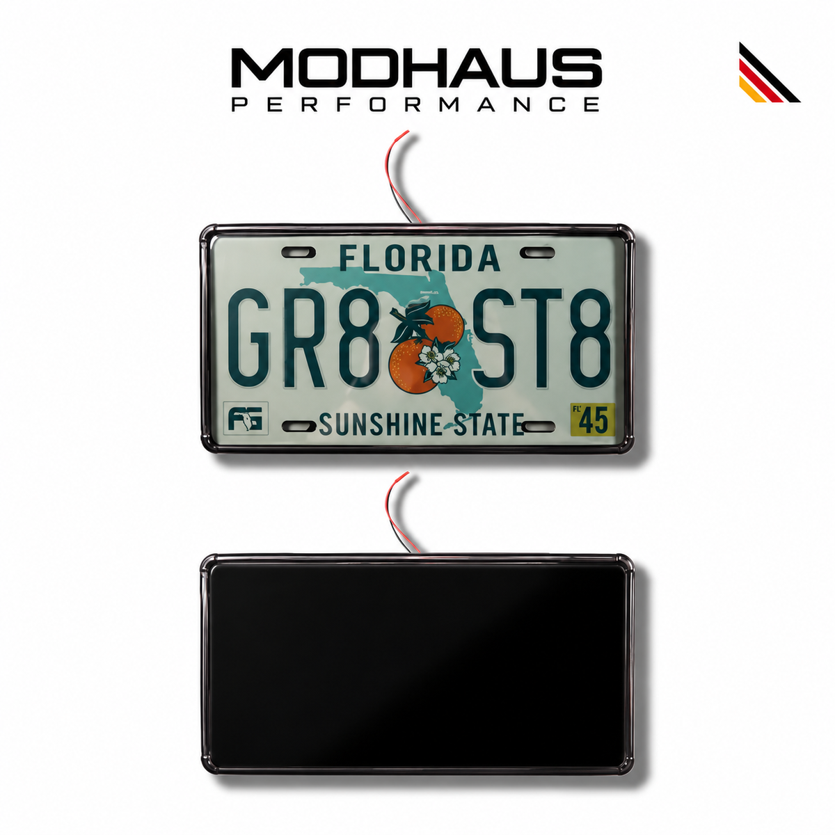 Black out plate